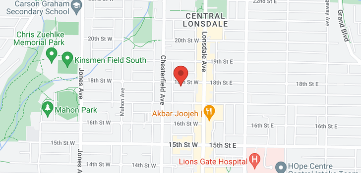 map of 110 145 W 18TH STREET